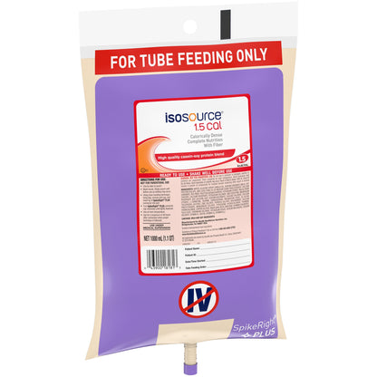 Isosource® 1.5 Cal Tube Feeding Formula Unflavored Liquid 1000 mL Ready to Hang Prefilled Container (693715_EA)