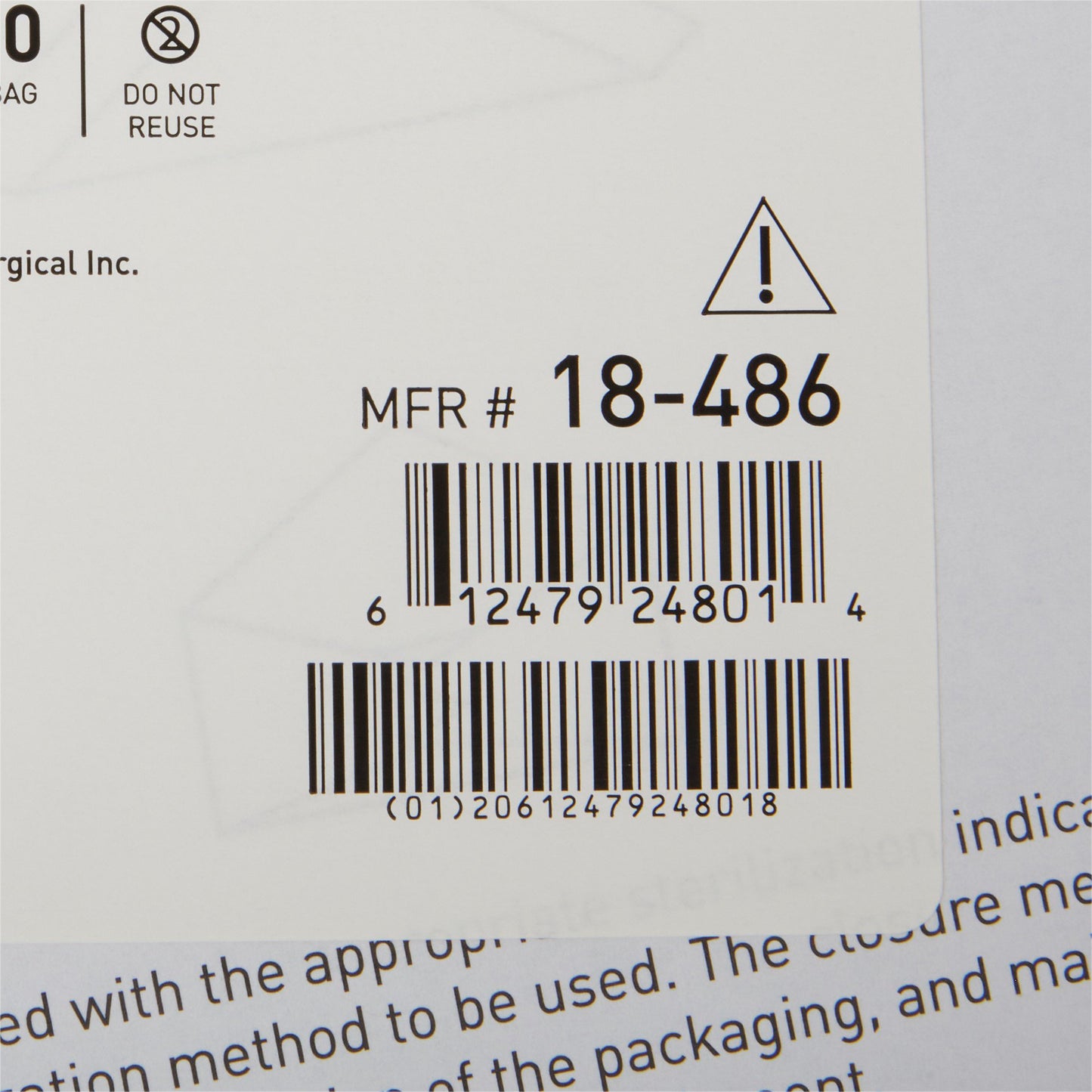 McKesson Sterilization Wrap Blue 15 X 15 Inch Single Layer Cellulose Steam / EO Gas (1156117_CS)