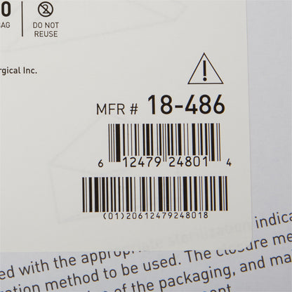 McKesson Sterilization Wrap Blue 15 X 15 Inch Single Layer Cellulose Steam / EO Gas (1156117_CS)