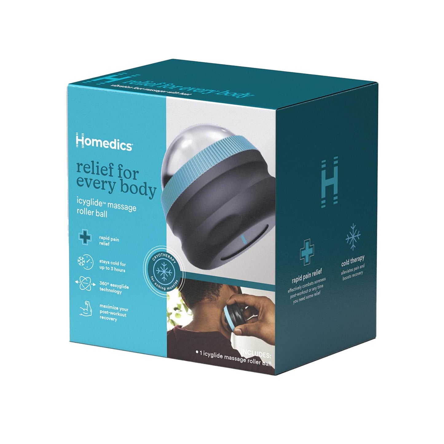 Homedics® IcyGlide™ Hand-Held Cold Massager Homedics® IcyGlide™ (1253815_EA)
