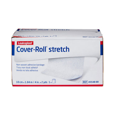 Cover-Roll® Stretch Dressing Retention Tape with Liner White 4 Inch X 2 Yard Nonwoven Polyester NonSterile (181473_BX)