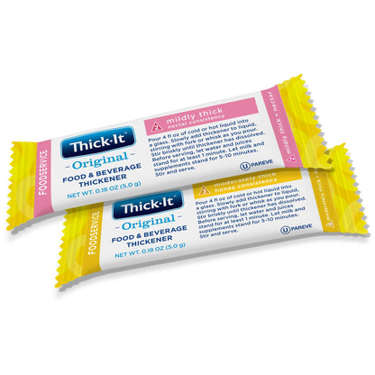 Thick-It® Original Food and Beverage Thickener 5 Gram Individual Packet Unflavored Powder IDDSI Level 2 Mildly Thick (1084079_EA)