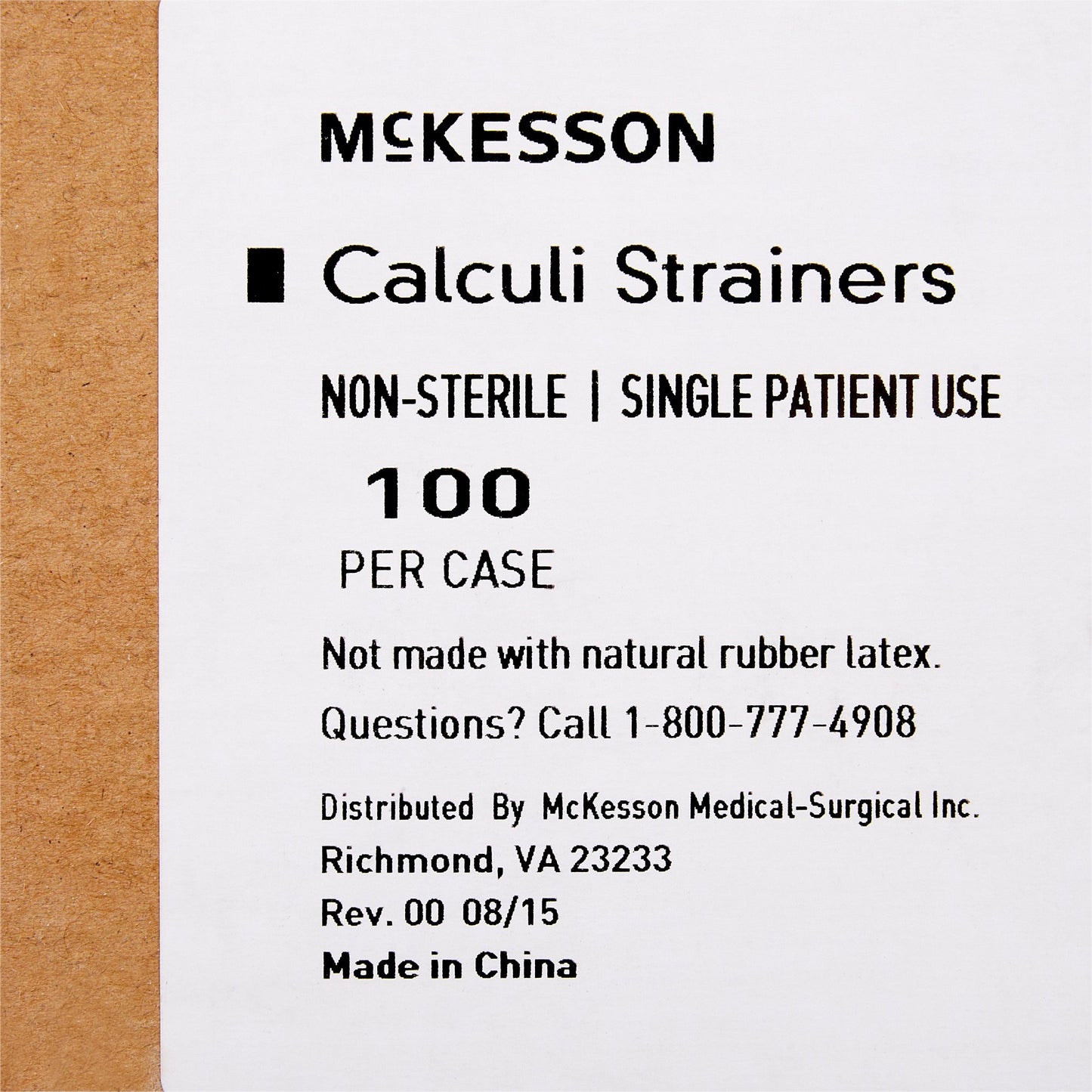McKesson Calculi Strainer All 24 Hour Specimen Collectors (482530_EA)