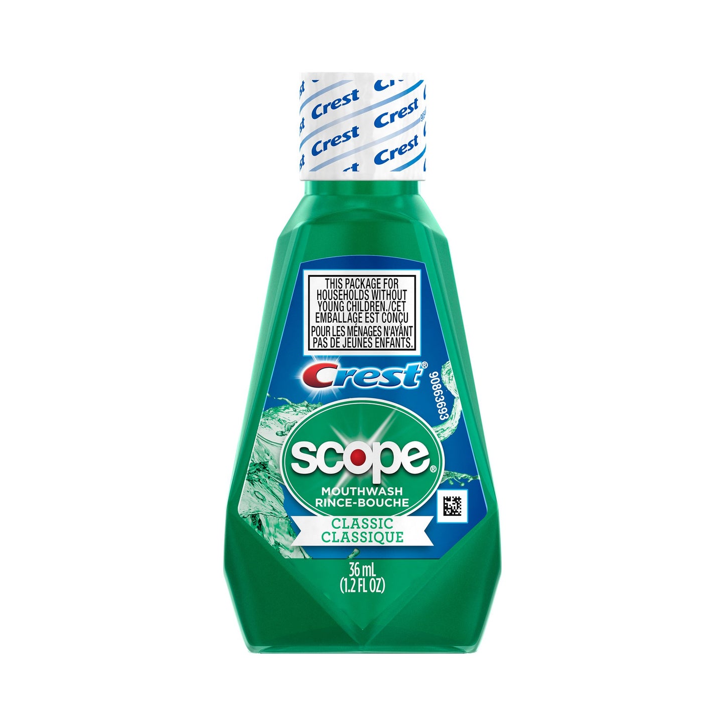 Crest® Scope® Classic Mouthwash 1.2 oz. Original Mint Flavor (1045080_EA)
