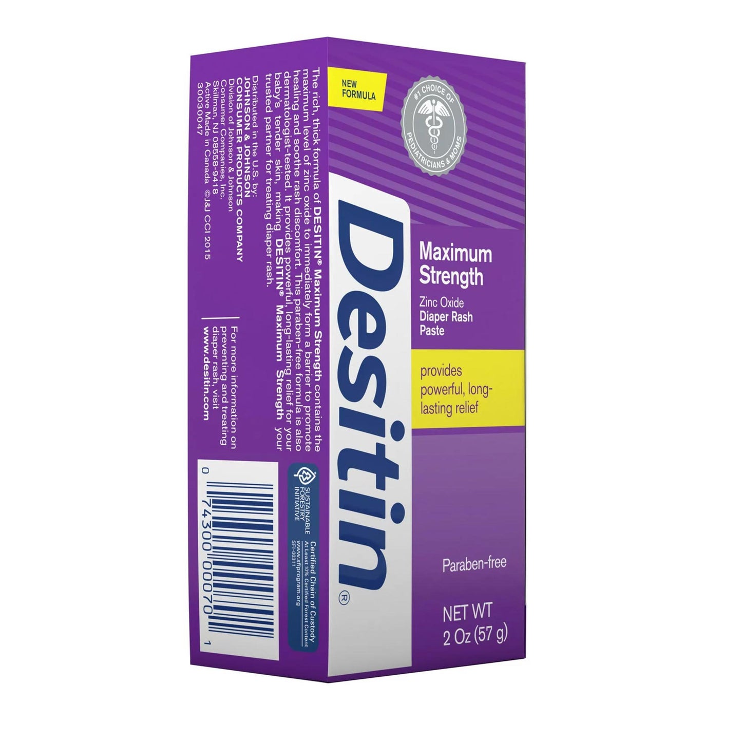 Desitin® Maximum Strength Diaper Rash Treatment 2 oz. Tube Scented Paste (1228782_EA)
