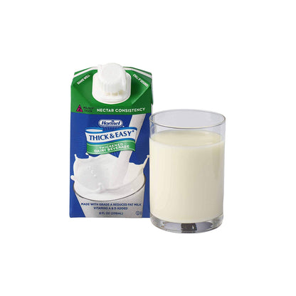 Thick & Easy® Dairy Thickened Beverage 8 oz. Carton Milk Flavor Liquid IDDSI Level 2 Mildly Thick (918995_EA)