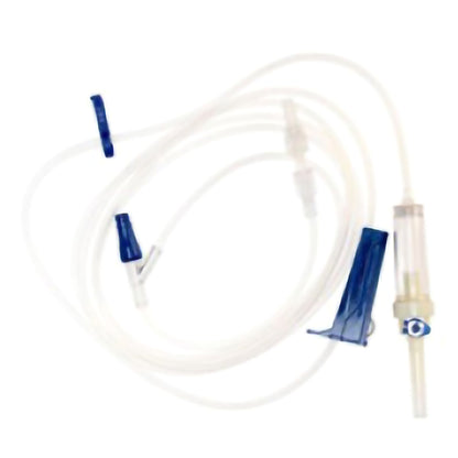 TrueCare™ IV Pump Set Pump 1 Port 10 Drops / mL Drip Rate Without Filter 102 Inch Tubing Solution (1144034_BX)
