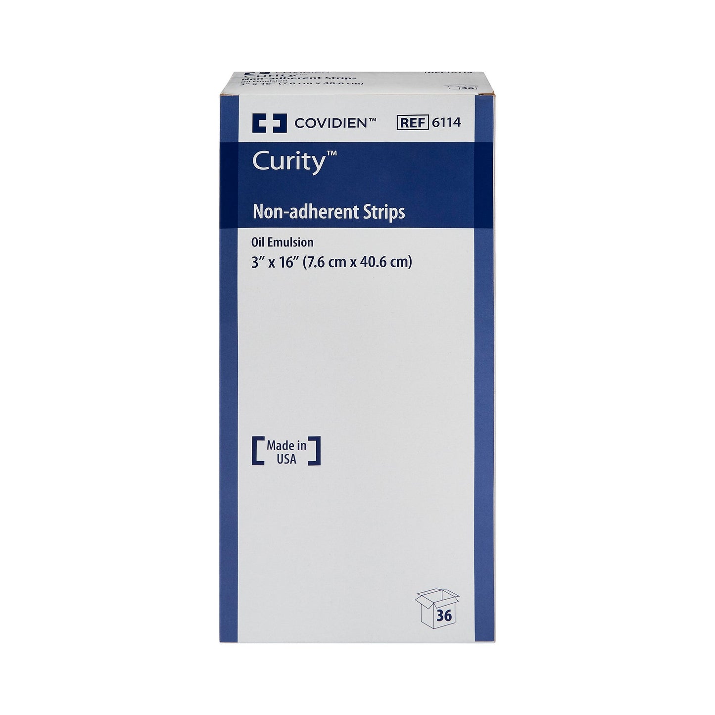 Curity™ Oil Emulsion Impregnated Dressing Rectangle 3 X 16 Inch Sterile (218271_CS)