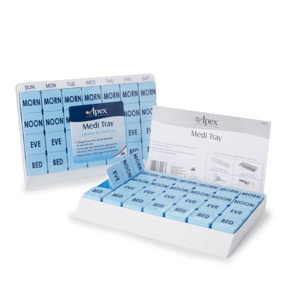 Medi Tray Pill Organizer 7 Day 4 Dose (870233_EA)