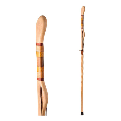 Brazos™ Twisted Safari Walking Stick Wood 58 Inch Height Hickory (1229048_EA)