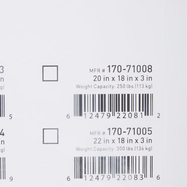 McKesson Seat Cushion 20 W X 18 L X 3 D Inch Polyurethane (1065584_CS)