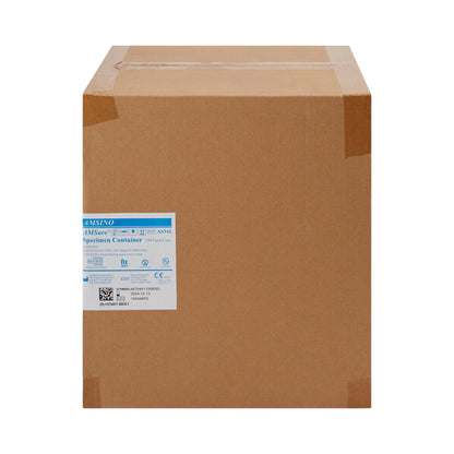 AMSure® Specimen Container 120 mL (4 oz.) Screw Cap Patient Information Sterile (771367_CS)