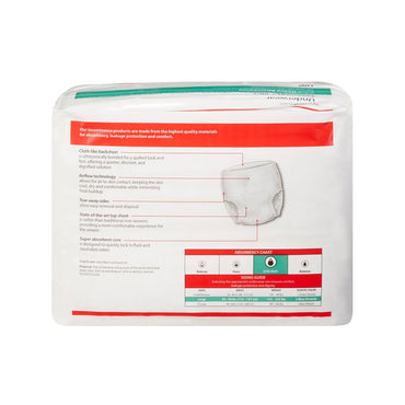 Sure Care™ Ultra Unisex Adult Absorbent Underwear Pull On with Tear Away Seams Large Disposable Heavy Absorbency (960587_BG)