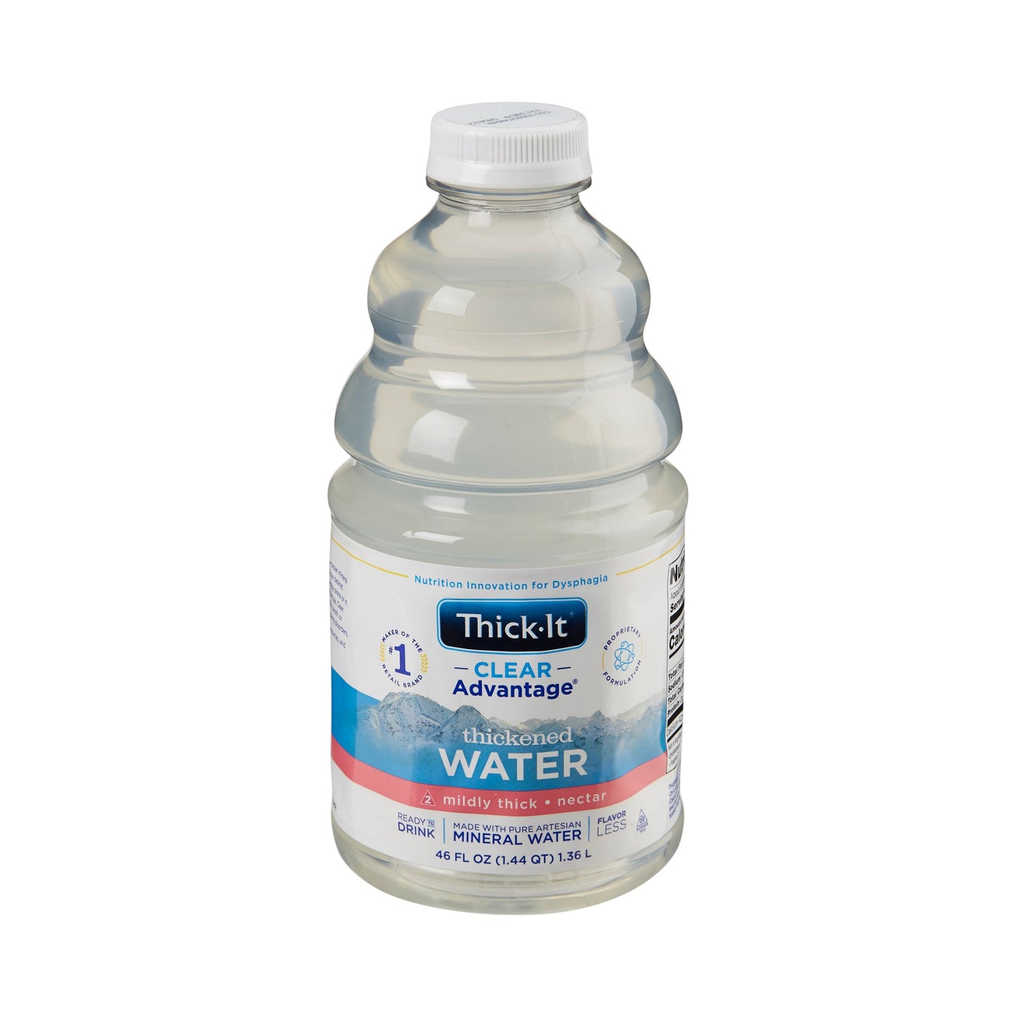 Thick-It® Clear Advantage® Thickened Water 46 oz. Bottle Unflavored Liquid IDDSI Level 2 Mildly Thick (886649_EA)