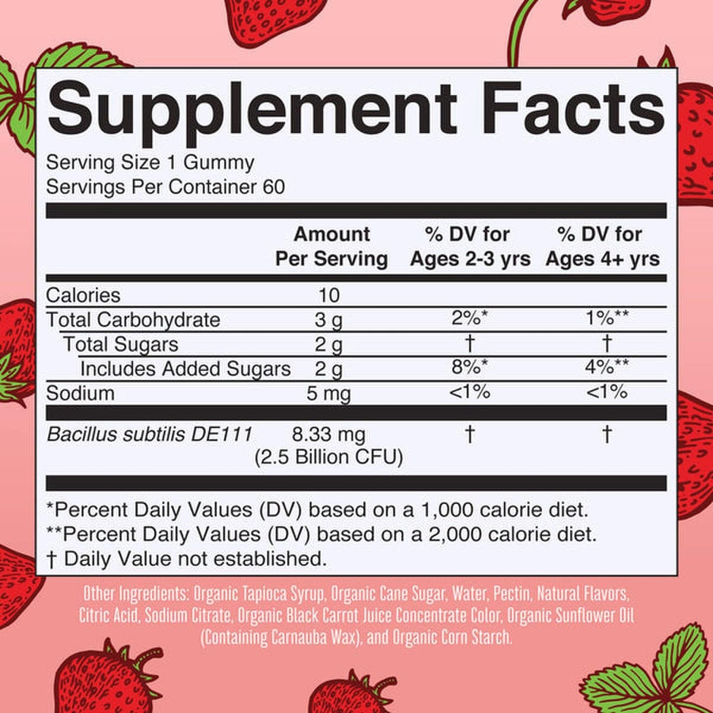 Mary Ruth's® Organic Kids Probiotic Probiotic Dietary Supplement 60 Per Bottle Gummy (1271762_EA)