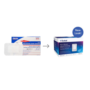 Dukal Island Dressing 2 X 3 Inch Rectangle Sterile (815227_CS)