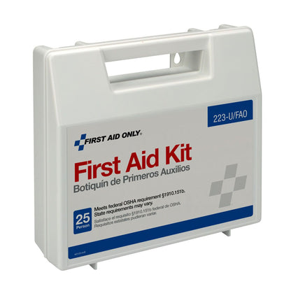 First Aid Only® First Aid Kit 25 Person Plastic Case (569353_CS)