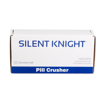 Silent Knight® Pill Crusher Hand Operated Blue / White (1026306_EA)