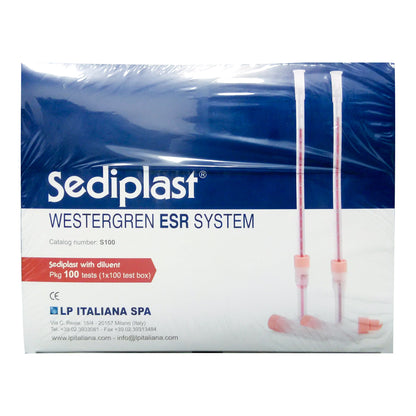 Sediplast® Sedimentation Tube Sodium Citrate Additive Ventilation Cap Plastic Tube (799128_BX)