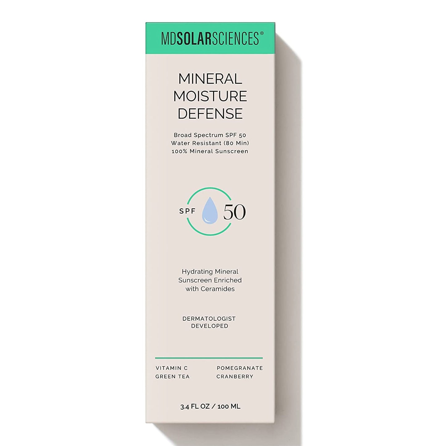 MDSolarsciences™ Mineral Moisture Defense Sunscreen SPF 50 Cream 3.4 oz. Tube (1230941_CS)