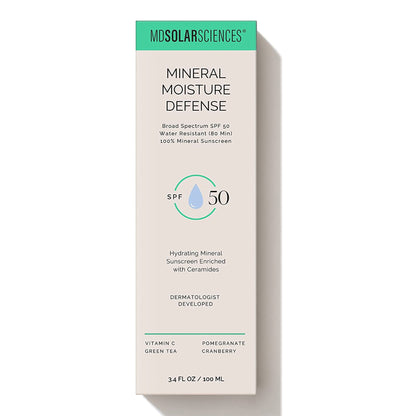 MDSolarsciences™ Mineral Moisture Defense Sunscreen SPF 50 Cream 3.4 oz. Tube (1230941_CS)