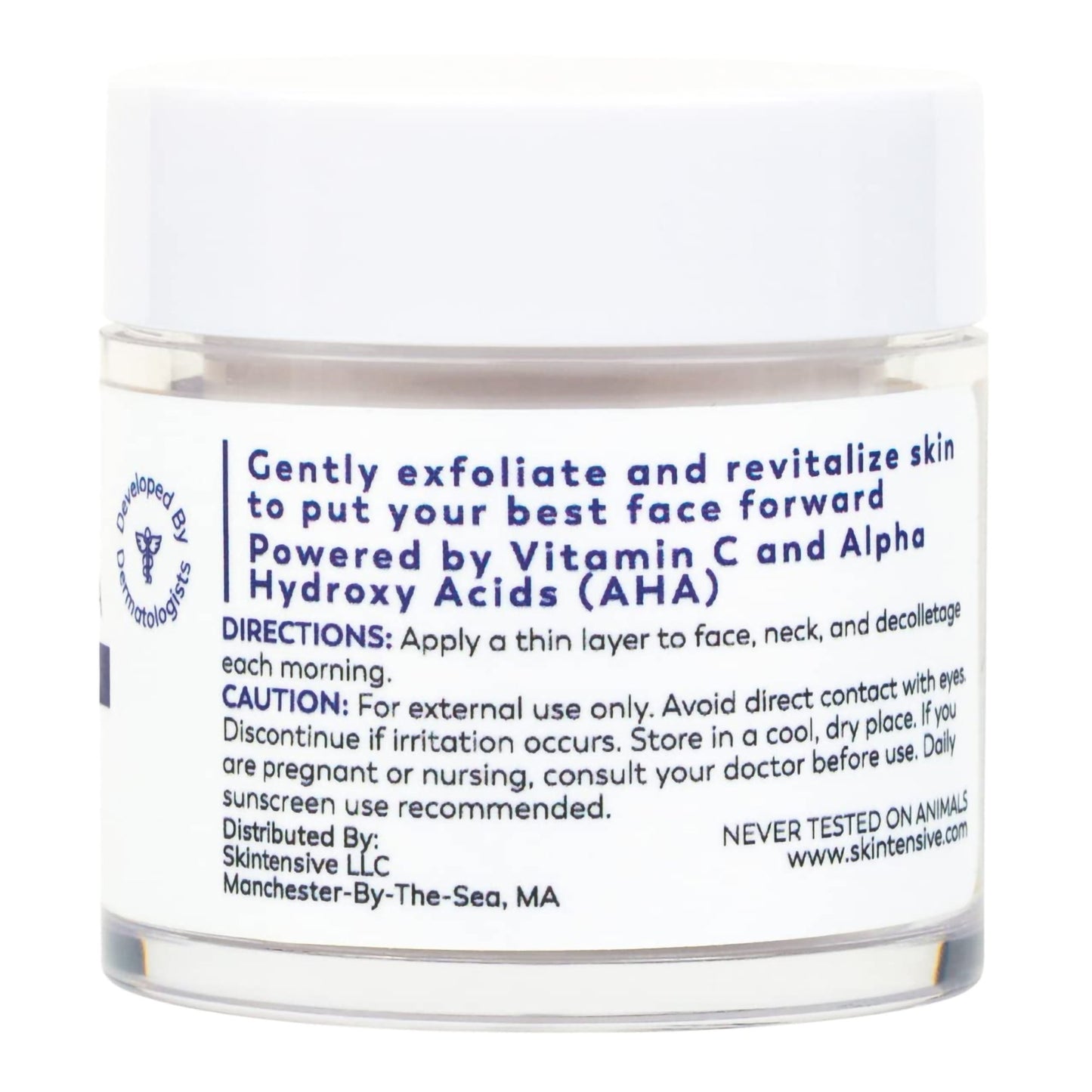 Skintensive® Vitamin C + AHA Morning Ritual Cream Facial Moisturizer 1.6 oz. Jar Unscented Cream (1267987_CS)