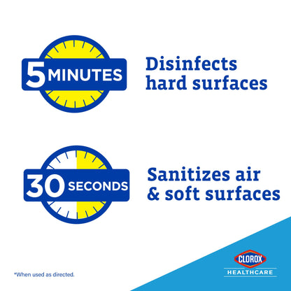 Clorox Healthcare® Citrace® Hospital Surface Disinfectant / Sanitizer Alcohol Based Aerosol Spray Liquid 14 oz. Can Citrus Scent NonSterile (156486_CS)