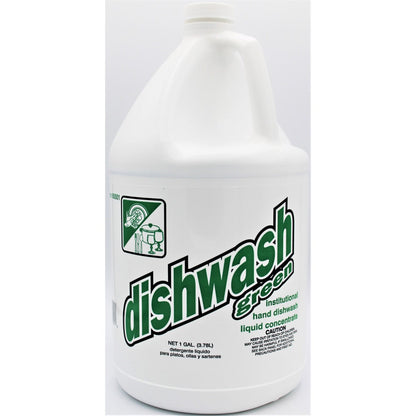 Hospeco® Dishwash Green Hand Dishwash Concentrate, 4x1 Gallon (HOS60001)