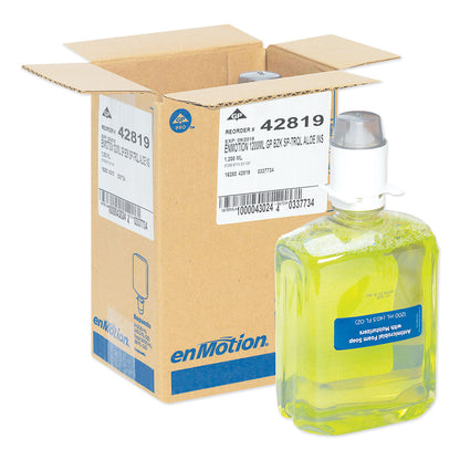 Georgia Pacific® Professional GP enMotion Automated Touchless Antimicrobial Foam Soap Refill, Tranquil Aloe Scent, 1,200 mL Bottle, 2/Carton (GPC42819)