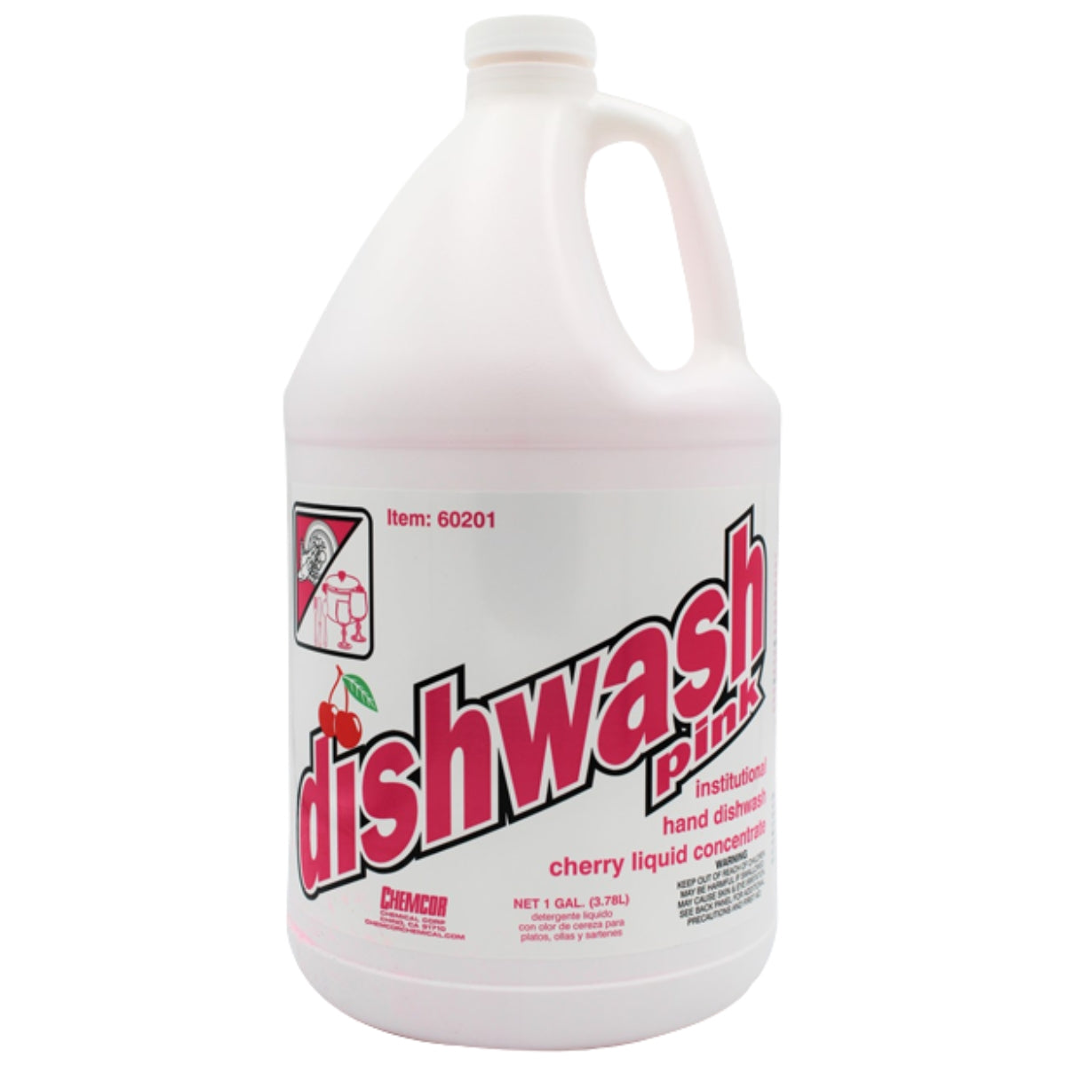 Hospeco® Dishwash Pink Hand Dishwash Concentrate, 4x1 Gallon (HOS60201)