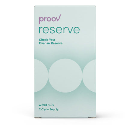 Proov Reserve Sexual Health Test Kit Follice Stimulating Hormone (FSH) 6 Tests per Kit CLIA Waived (1236710_PK)