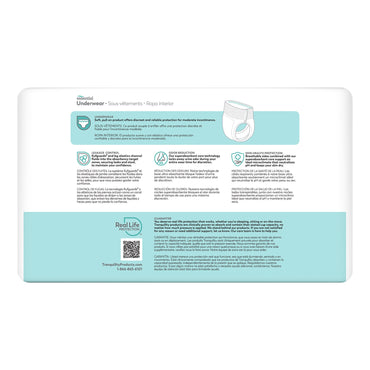 Tranquility® Essential Unisex Adult Absorbent Underwear Pull On with Tear Away Seams Small Disposable Moderate Absorbency (884709_CS)