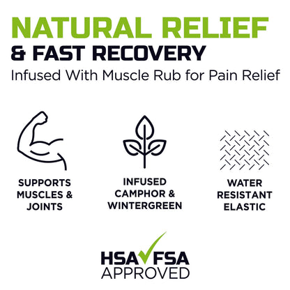 Green Drop™ Kinesiology Tape Black 2 X 10 Inch Nylon / Polyester / Spandex NonSterile (1230639_CS)