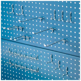 Global Industrial Steel Pegboard Panel, 60"W, Blue (WB606796)