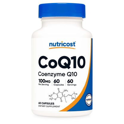 nutricost® Dietary Supplement COQ10 100 mg Strength Capsule 60 Per Bottle (1270247_BT)