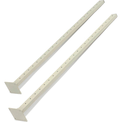 Global Industrial Steel Uprights, Tan, 2/Pack (WB606940TN)