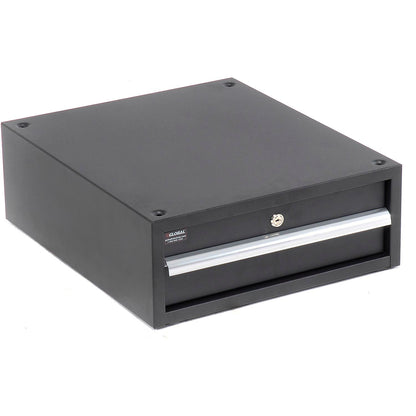 Global Industrial Steel Drawer W/ Cylinder Lock, 17-1/4"W x 20"D, Black (WB606957BK)