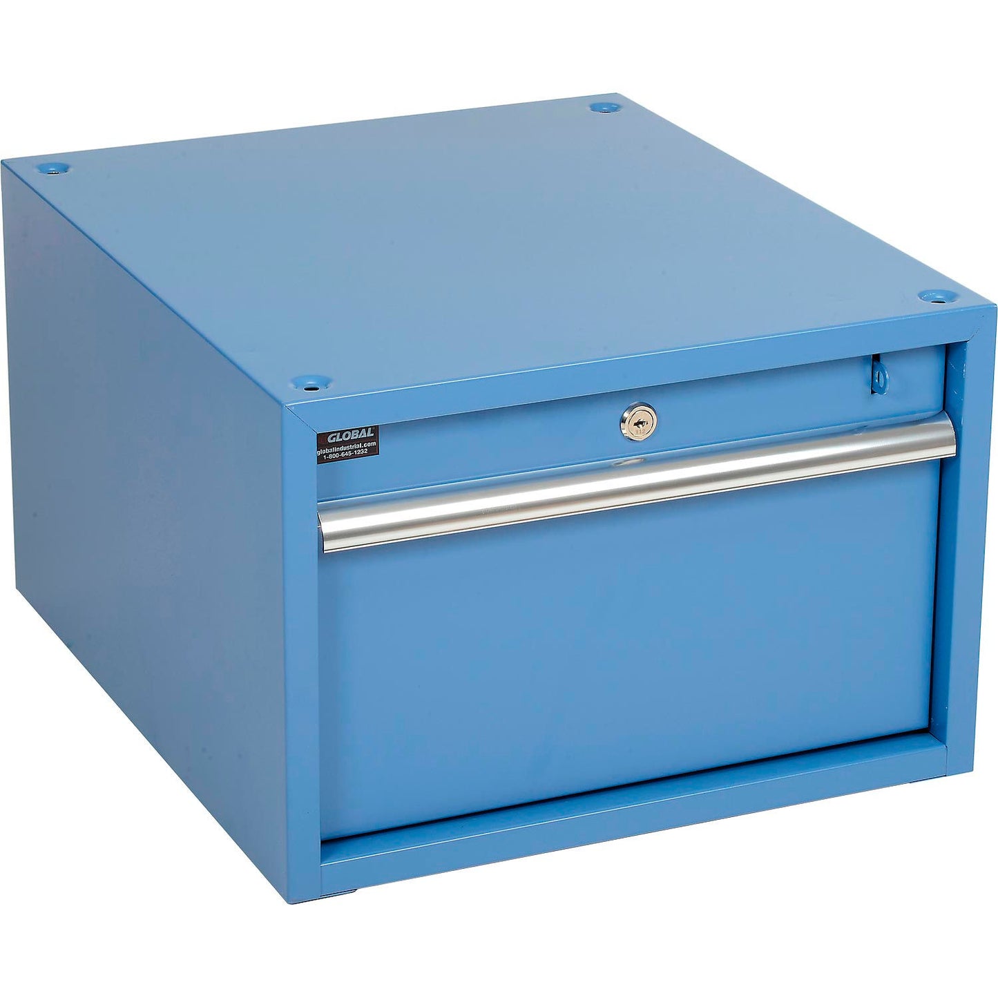 Global Industrial Steel Drawer, 17-1/4"W x 20"D x 12"H, Blue (WB606958BL)