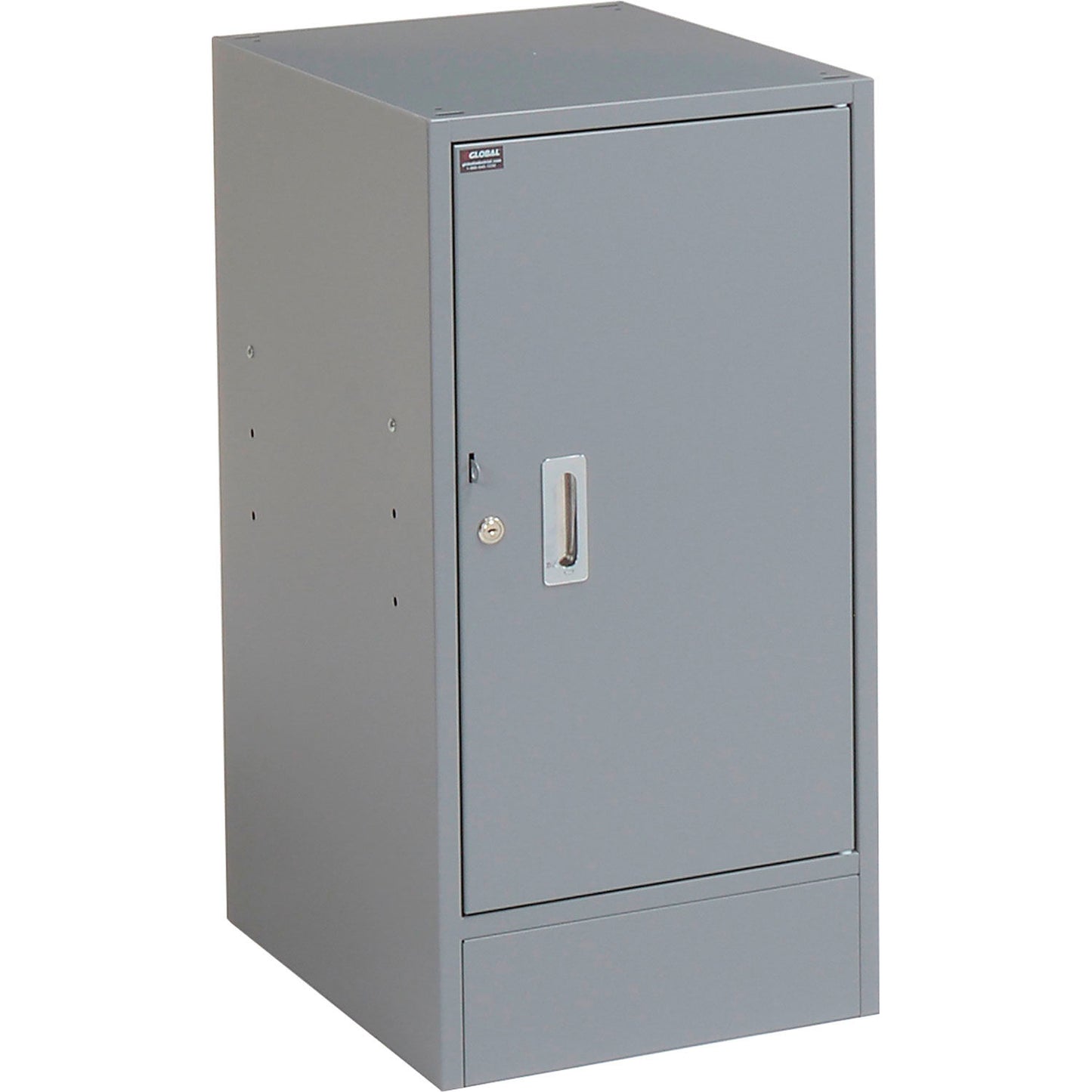 Global Industrial Steel Cabinet Pedestal, 15-3/4"W x 20"D, Gray (WB606959)