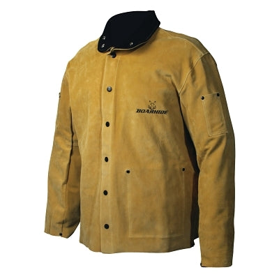 Caiman Boarhide® Leather Welding Jacket, Large, Golden Brown (607-3030-L)