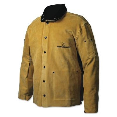 Caiman Boarhide® Leather Welding Jacket, X-Large, Golden Brown (607-3030-XL)