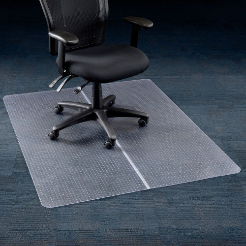Interion Office Chair Mat for Carpet - 36"W x 48"L - Straight Edge (WB695519)