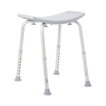 McKesson Bath Bench Without Arms Aluminum Frame Without Backrest 19-1/4 Inch Seat Width 300 lbs. Weight Capacity (1065209_EA)