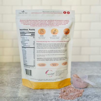 Restore Renal Support Oral Supplement Unflavored Powder 16 oz. Pouch (1223930_EA)