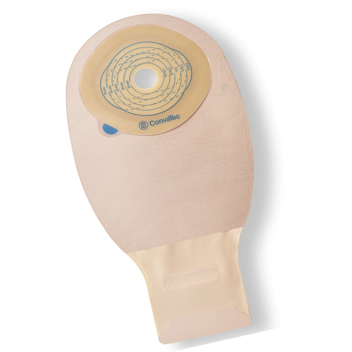 Esteem®+ Ostomy Pouch One-Piece System 12 Inch Length Trim to Fit 13/16 to 2-3/4 Inch Stoma Drainable (801315_BX)