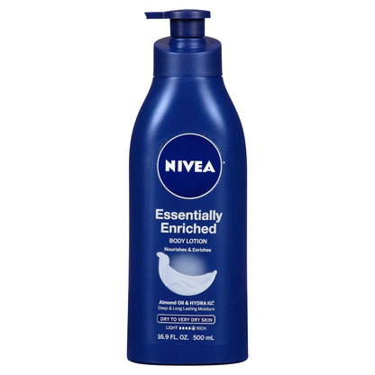 Nivea® Essentially Enriched Hand and Body Moisturizer 16.9 oz. Pump Bottle Scented Lotion (1231866_EA)