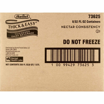 Thick & Easy® Dairy Thickened Beverage 32 oz. Carton Milk Flavor Liquid IDDSI Level 2 Mildly Thick (1058819_CS)