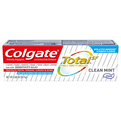Colgate® Total Toothpaste Clean Mint Flavor 0.88 oz. Tube (1124313_PK)