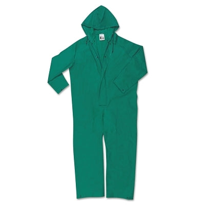MCR Safety 3881 Dominator Coverall, 0.42 mm, PVC/Poly/PVC, Green, 4X-Large (611-3881X4)
