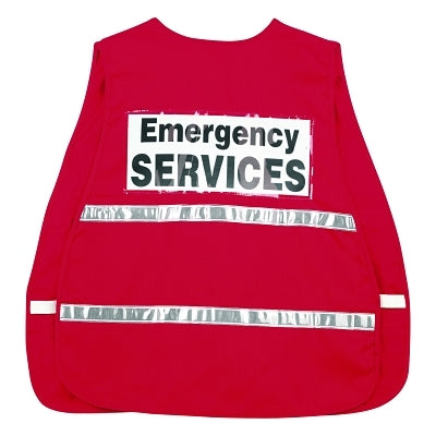 MCR Safety ICV204 Incident Command Vests, One Size, Red (611-ICV204)